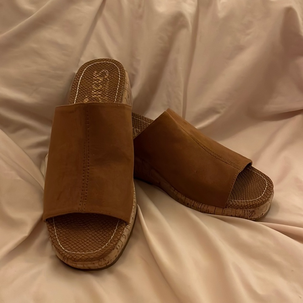Circus by Sam Edelman - Open toe cork heel sandal Size 9
